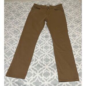 DL1961 Russell Slim Straight Mens Pants Size 34 Tobacco Brown